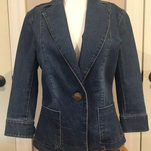 Belize denim blazer